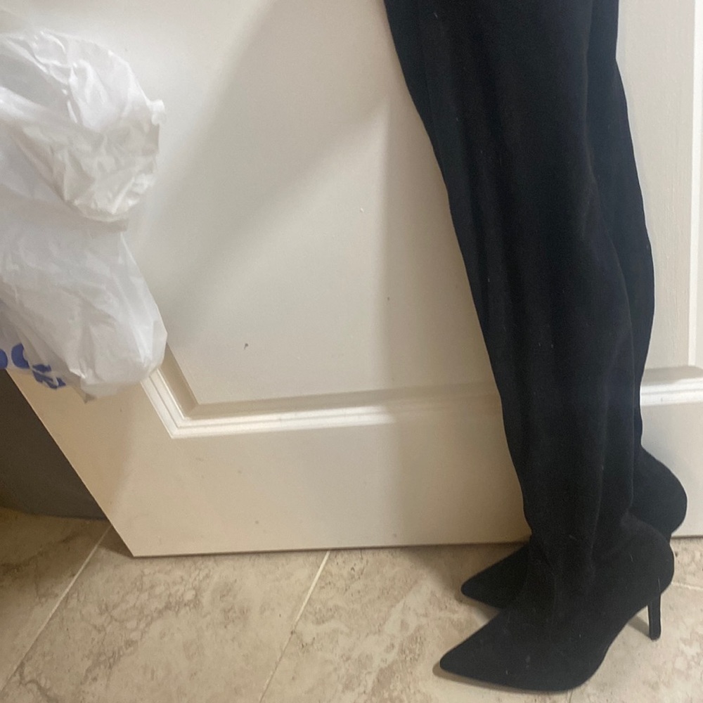 Knee High Heel Boots Worn Once